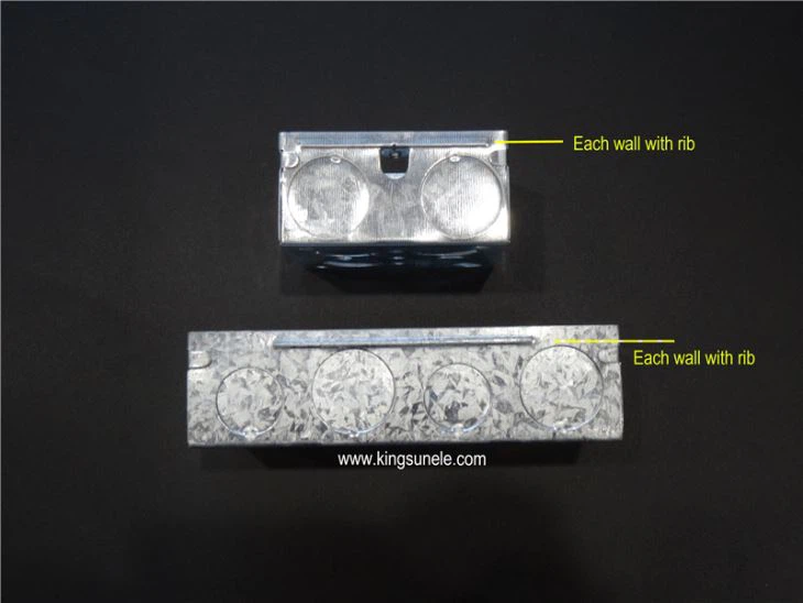 2 Gang Shallow Junction Box